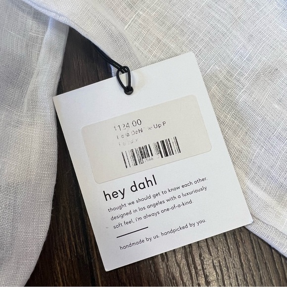 🆕 BELLA DAHL Tie Up Pullover Top SZ MED - Picture 6 of 7